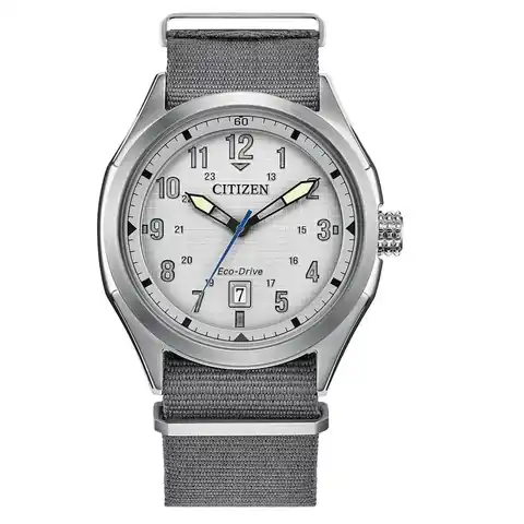 Citizen Terra Force Eco-Drive with Textured Grey Dial #AW1890-01A