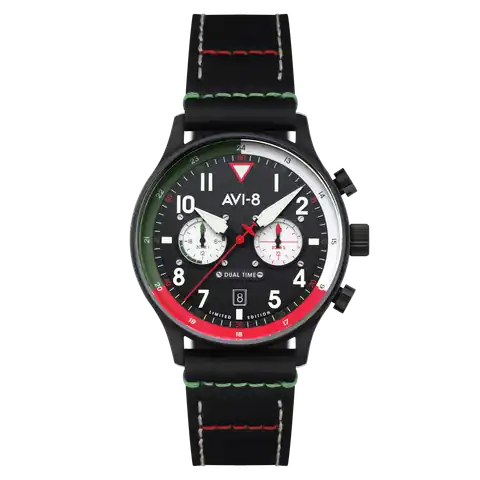 AVI-8 Timepieces Tri Color Black