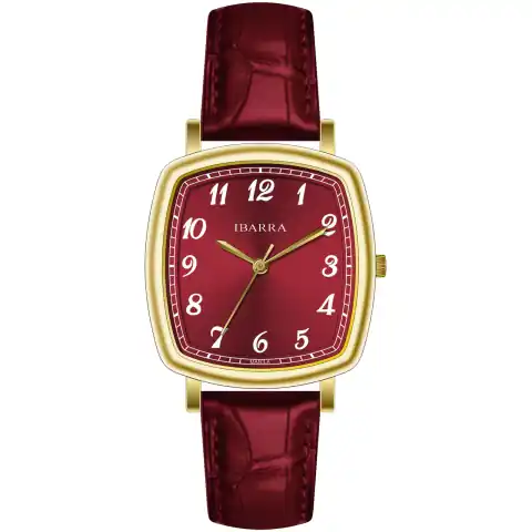 Ibarra Trofeo 1898 Quartz (Red Enamel Dial)
