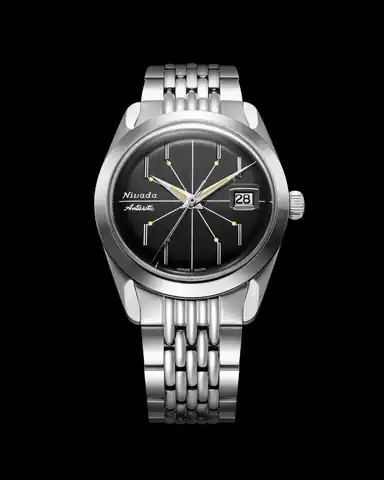 Nivada Grenchen Antarctic Spider Black - 35mm