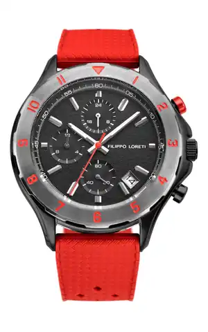 Filippo Loreti Watches Pista Scarlet Striker Red Rubber