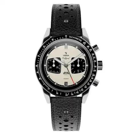 YEMA Watches Rallygraf Meca-Quartz Panda Chronograph #YEMA-16