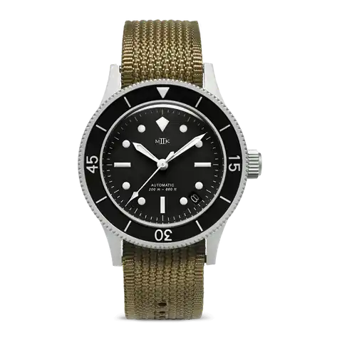 Mk II Watches Mk II Stingray II, Keroman, Date, Dive Inlay-Acrylic