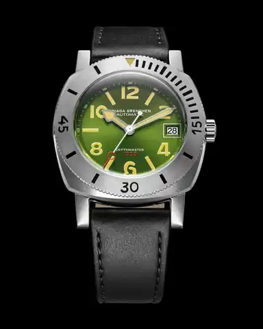 Nivada Grenchen Depthmaster Numerals - Green