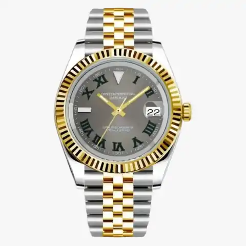 Monomods Custom Seikojust Jubilee MOD Gold Wimbledon Edition