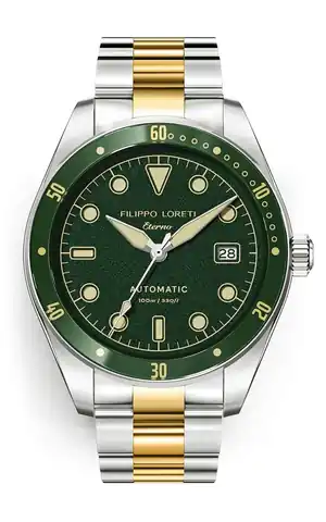 Filippo Loreti Watches Eterno Automatic Two Tone Gold Diver