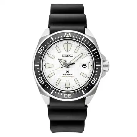 Seiko King Samurai with White Dial #SRPE37
