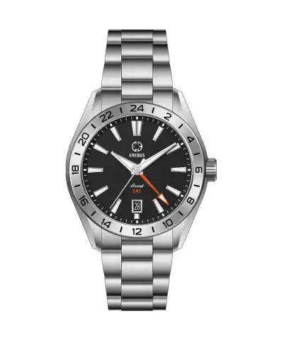 EREBUS WATCH Ascent 40 GMT Black