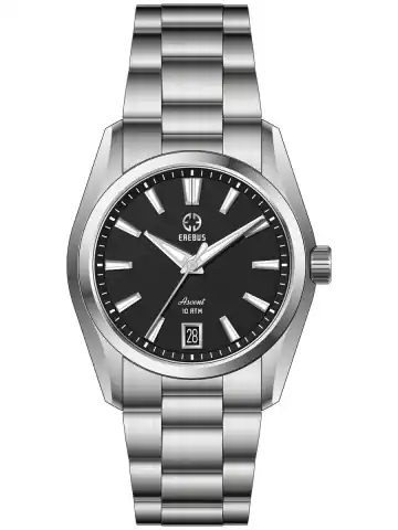 EREBUS WATCH Ascent 36 Black Enamel