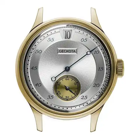 Geckota Workshop Model 1E Jumping Hour Small Seconds Watch