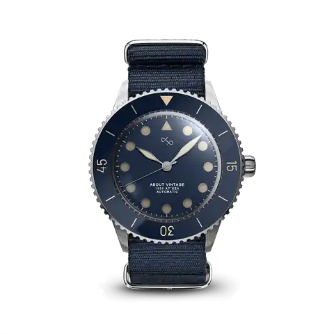 AV86 1926 Automatic, Steel / Blue Vintage