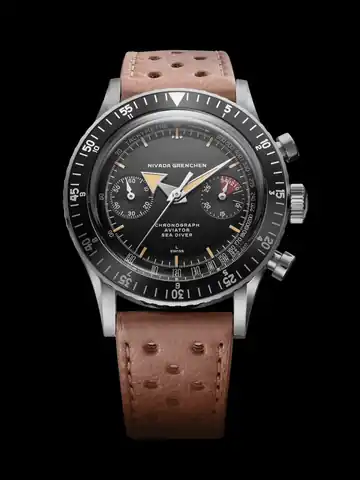 Nivada Grenchen Chronograph Valjoux 23 Broad Arrow
