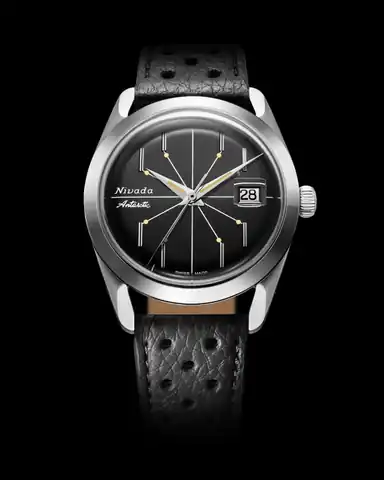 Nivada Grenchen Antarctic Spider Black 38mm