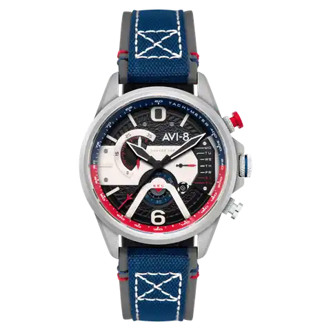 AVI-8 Timepieces Admiral Black Steel
