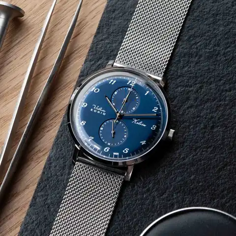 EONIQ Workshop Custom Mechanical-Quartz Hybrid Watch | 40mm | Eoniq VA-102M