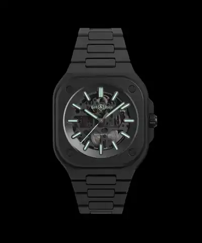 Bell & Ross BR-05 Skeleton Black Lum Ceramic