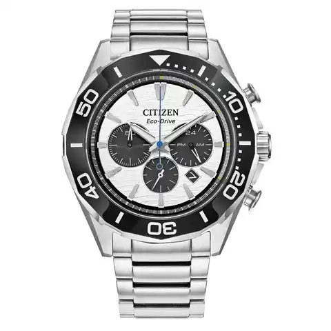Citizen Endeavor Eco-Drive Chronograph with White Dial #CA4730-59A