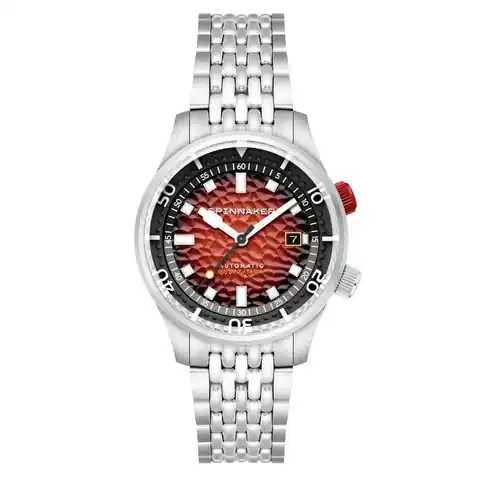 Spinnaker Watches Bradner Automatic Dive Watch with Scarlet Horizon Dial #SP-5062-99