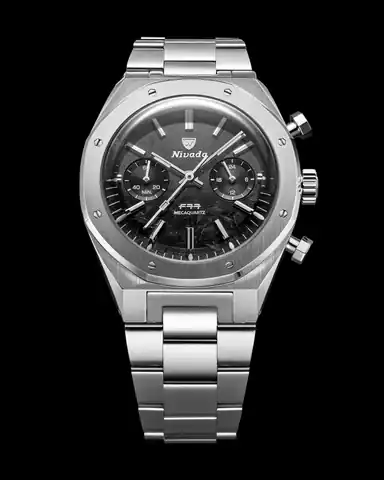 Nivada Grenchen F77 SST Chrono Mecaquartz Carbon MK2 - 38MM