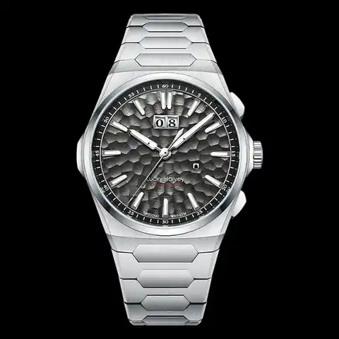 Lucky Harvey International Sound Of Nature Big Date Black Hammer Chiming Limited Edition Automatic Watch