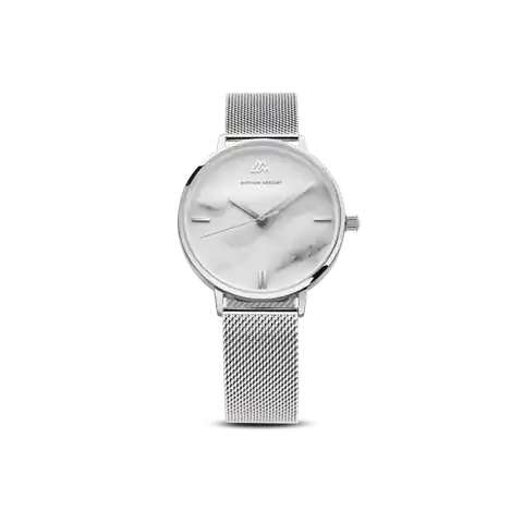 Matthew Mercury Watches Cream Marble - Steel