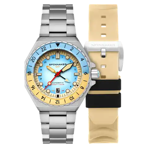 Spinnaker Watches Dumas GMT Light Blue SP-5119-99