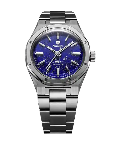 Nivada Grenchen F77 Titanium Lapis Lazuli MK1 37mm