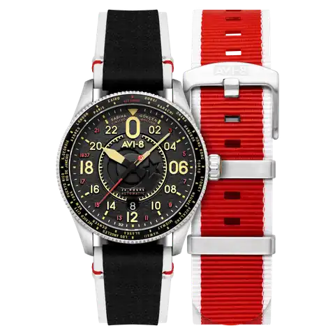 AVI-8 Timepieces Gökçen Black