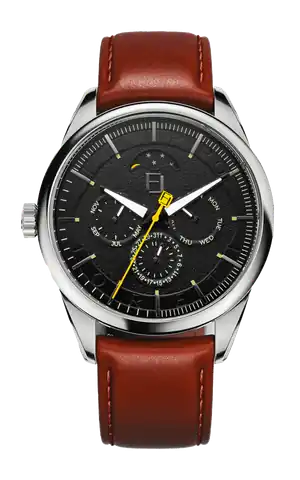Filippo Loreti Watches Fase Lunare NightRay Brown Leather