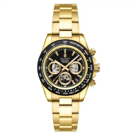 Duxot Accelero Chronograph Skeleton Edition Dark Opulence #DX-2065-EE