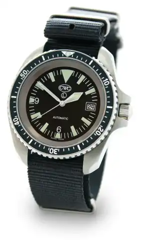 Cabot Watch Company CWC RN Automatic Divers Watch Mk.2 With Date, Stainless Steel (RN300-MT AS120-D)
