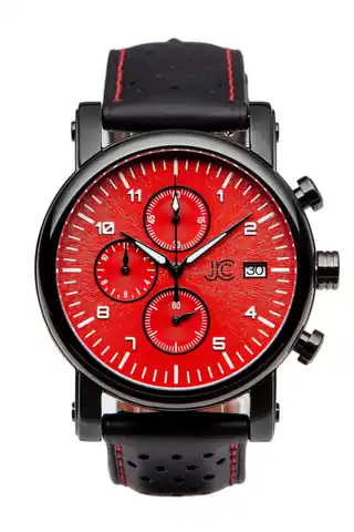 J.Ciro Watches J.Ciro S3 Red Dial Chronograph Watch