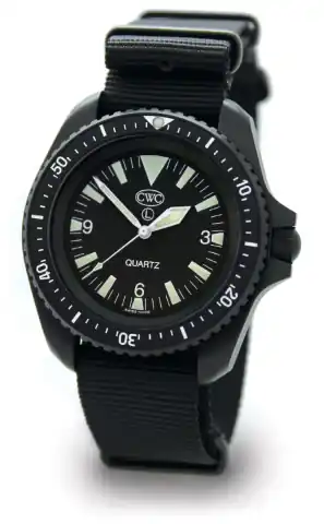 Cabot Watch Company CWC Quartz Divers Watch Mk.2 SBS No Date, Black (SF300 QS120)