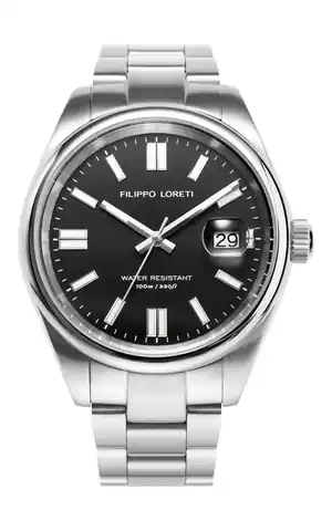 Filippo Loreti Watches Attache Automatic Steel Black