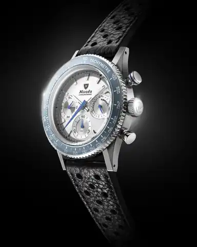 Nivada Grenchen Chronoking Mecaquartz Racing Grey
