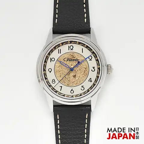 VARIOeveryday Vario Empire Art Nouveau Outer Black Handwound Dress Watch