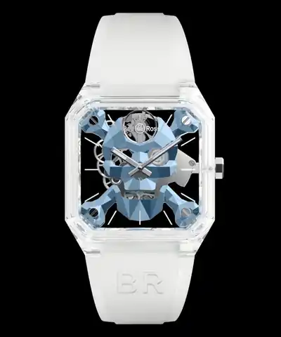 Bell & Ross BR-01 Cyber Skull Sapphire Ice Blue