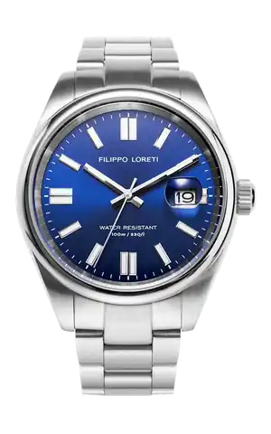 Filippo Loreti Watches Attache Automatic Steel Blue