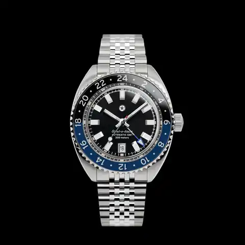 Jack Mason Strat-O-Timer GMT: Dark Night (Sapphire Bezel)
