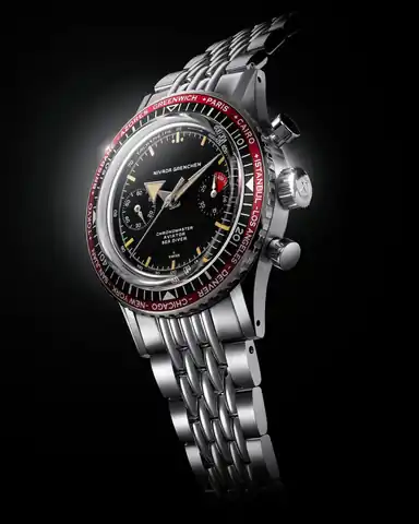 Nivada Grenchen Chronomaster Broad Arrow INTER.BEZEL - 38MM