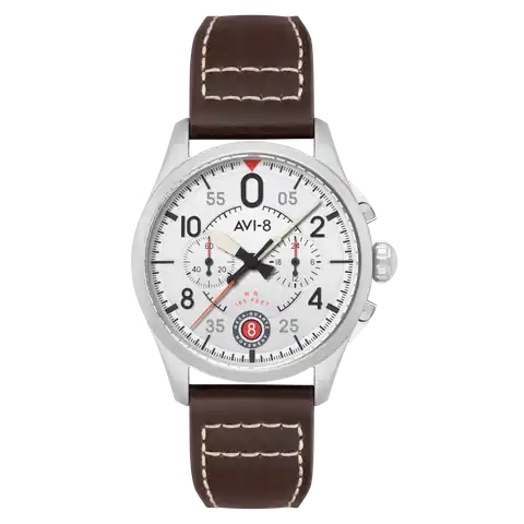 AVI-8 Timepieces Aircraft White