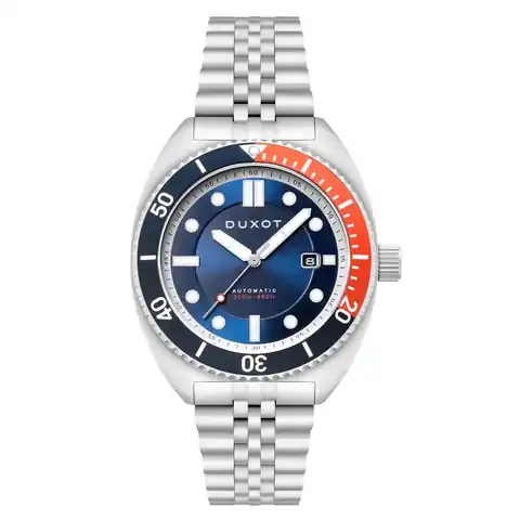 Duxot Tortuga Automatic Dive Watch with Blue Dial #DX-2026-33