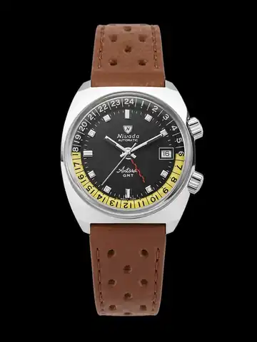 Nivada Grenchen Antarctic GMT - Black