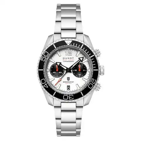 Duxot Tiburon Meca-Quartz Chronograph in Buff White #DX-2062-44