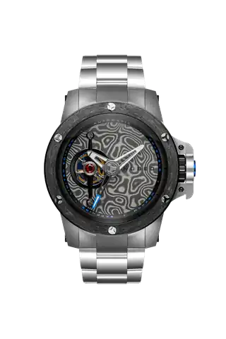 Nubeo Watches Damascus Steel