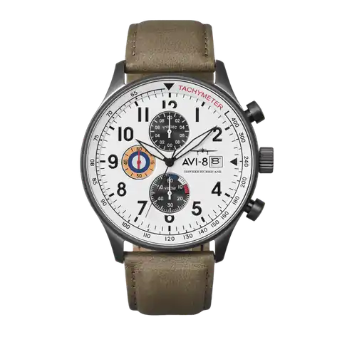 AVI-8 Timepieces Ivory Grayscale