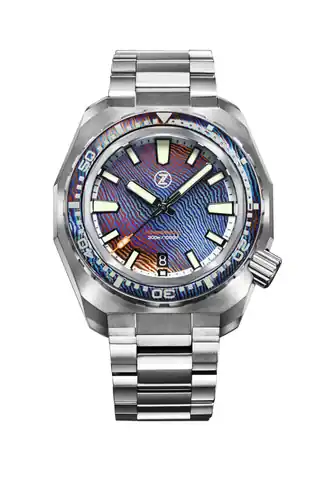 Zelos Hammerhead V3 300m Ti 'Ti-Damascus'