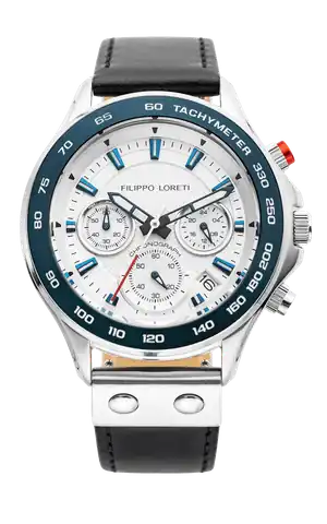 Filippo Loreti Watches Ascari Racer Ivory Leather