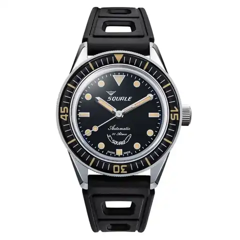 Squale SUB-37 Legend Dive Watch #SUB37BKBK.RBK