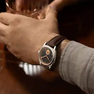 The Charcoal Rose photographed on a wrist by Fears.